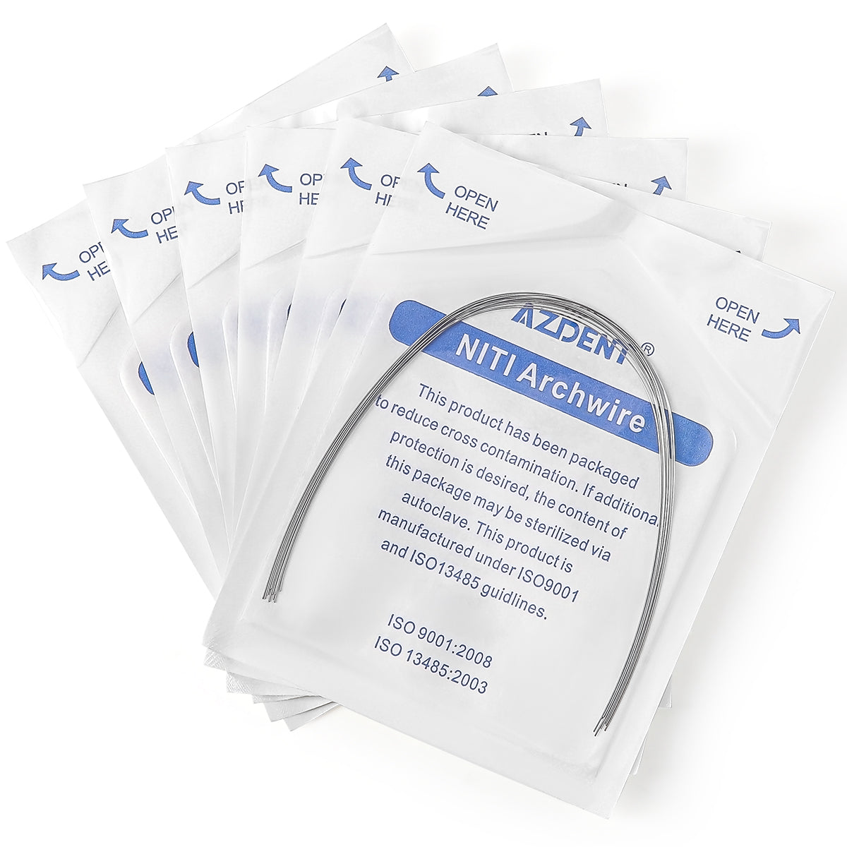 Archwire NiTi Super Elastic Expanded Round Universal 0.012-0.020 10pcs/Pack - pairaydental.com