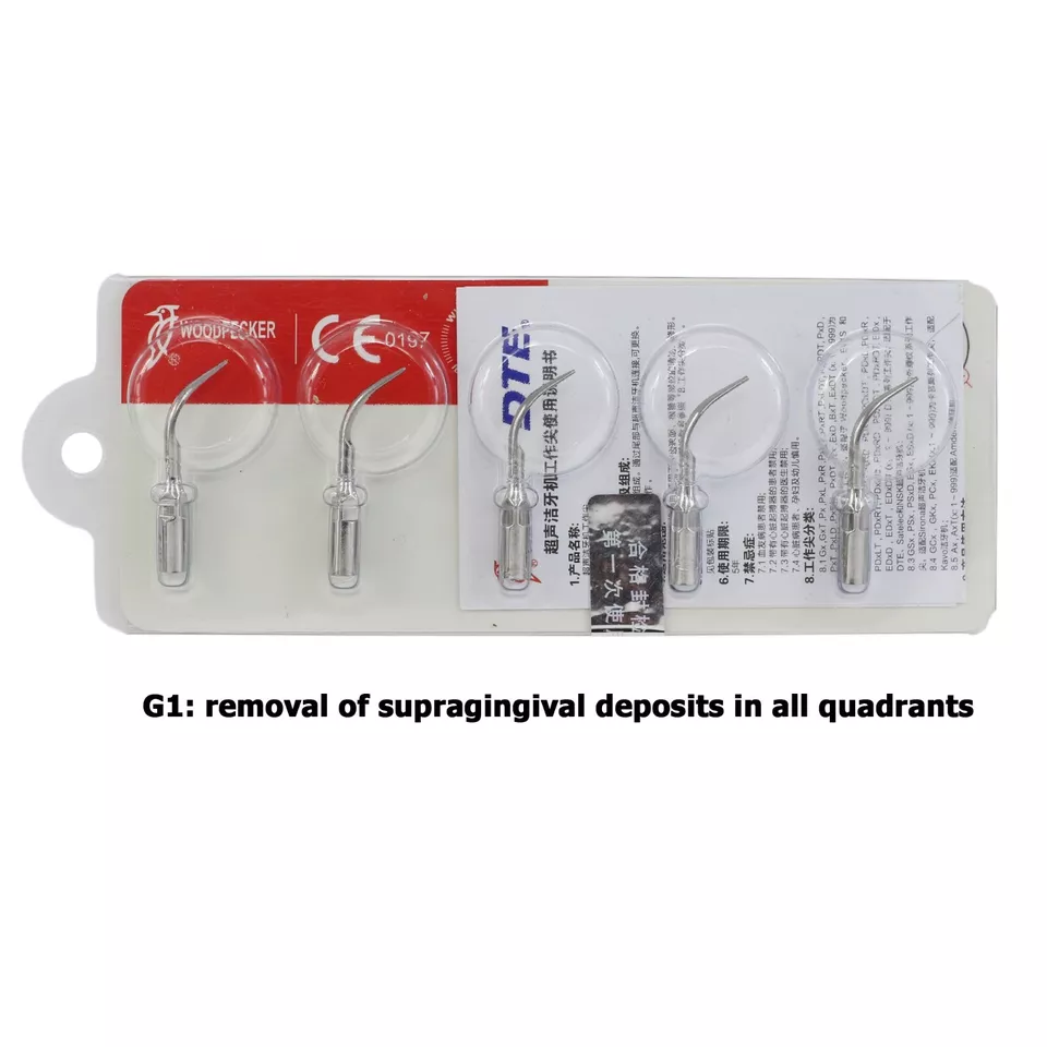 Woodpecker Ultrasonic Scaler Tips G1 5pcs/Set - pairaydental.com