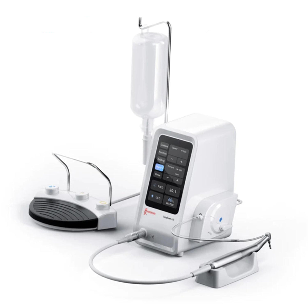 Woodpecker Dental Surgical Implant Motor Implant Air w/ 20:1 LED Contra Angle - pairaydental.com