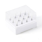 Dental Fine Polishing Kit FG Burs Flame White Stones 12pcs/Kit - pairaydental.com