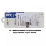 Woodpecker DTE Ultrasonic Scaler Tips GD2 5pcs/Set - pairaydental.com