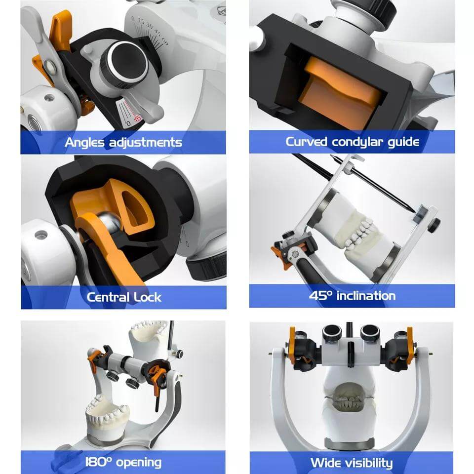 BIOART Articulator A7 Plus with Elite Facebow Semi-Adjustable