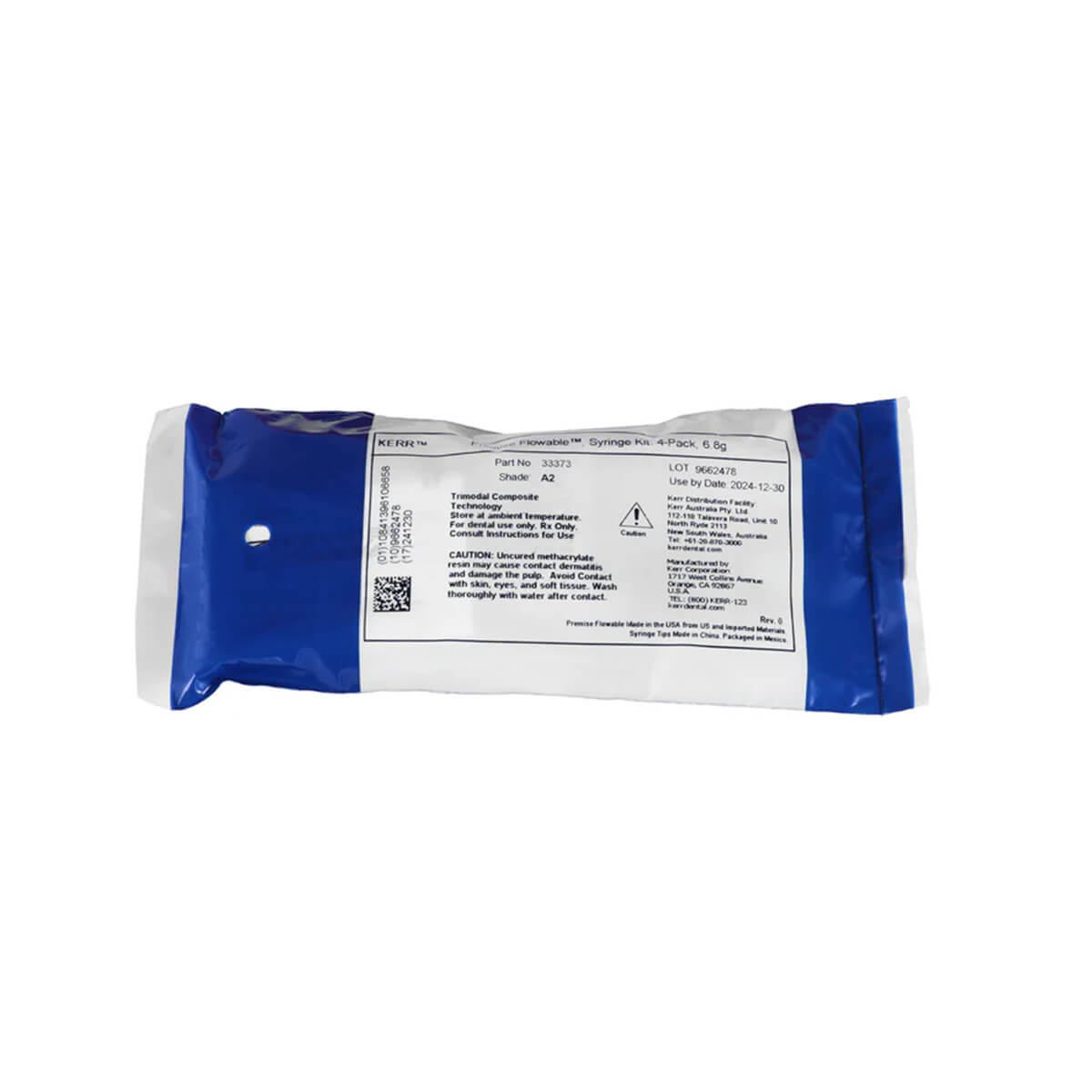 Premise Flowable Light Cure Composites A1 A2 A3 Syringe Kit 4/Pk