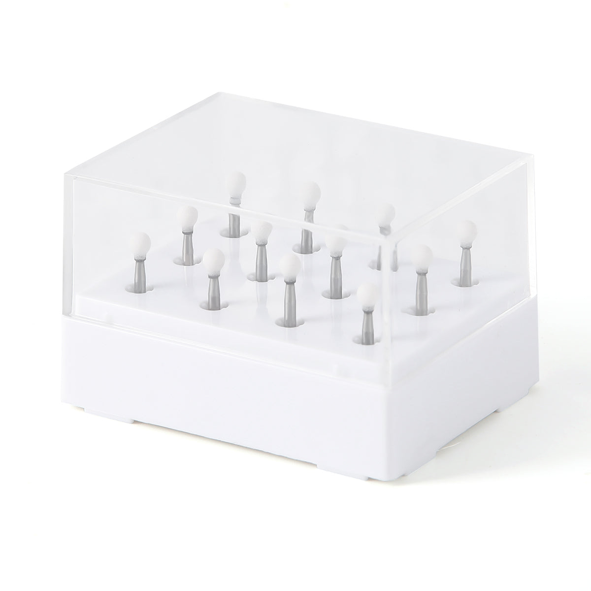 Dental Fine Polishing Kit FG Burs Round White Stones 12pcs/Kit - pairaydental.com 