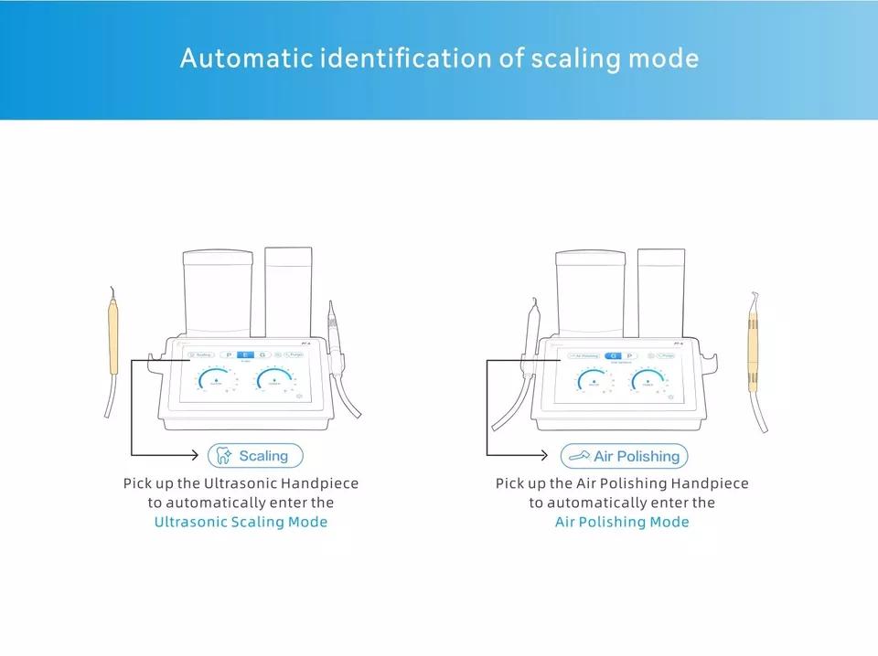 Woodpecker PT-A Dental Ultrasonic Scaler & Air Polisher System - pairaydental.com