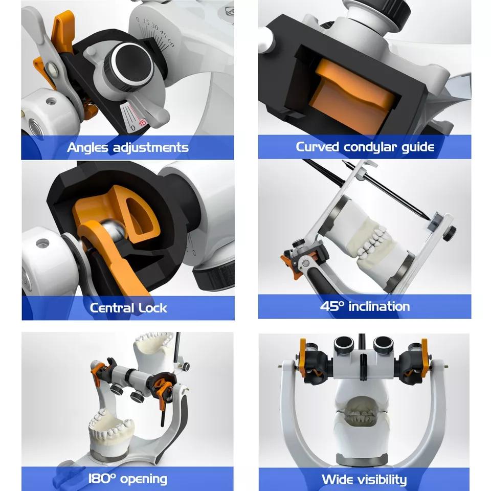 BIOART Articulator A7 Plus with Standard Facebow Semi-Adjustable - pairaydental.com
