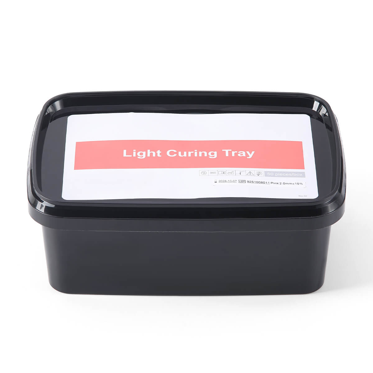 Light Curing Tray for Custom Trays Base Plates 2mm Thick Pink 50sheets/Box - pairaydental.com