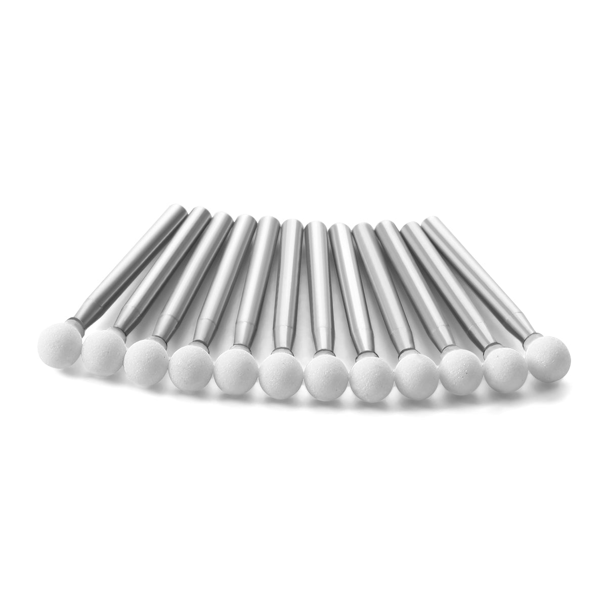 Dental Fine Polishing Kit FG Burs Round White Stones 12pcs/Kit - pairaydental.com 