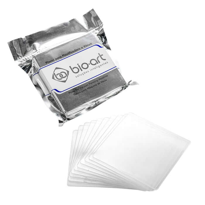 BIOART Dental Splint Thermoforming Vacuum Forming Sheet Square 5"x5" Hard Crystal Plates - pairaydental.com