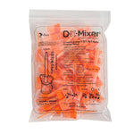 DX-Mixer Dental HP Mixing Tips Crown & Bridge Orange Wing 10:1 Ratio 48pcs/Pack - pairaydental.com