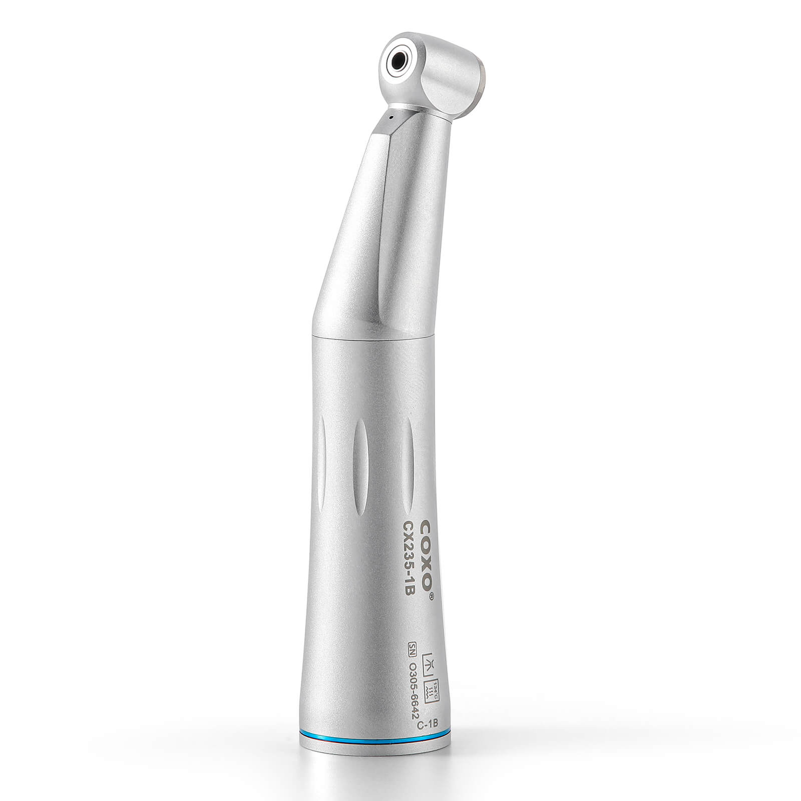 COXO Dental Low Speed Electric Handpiece 1:1 Contra Angle Straight Handpiece Air Motor 4 Holes