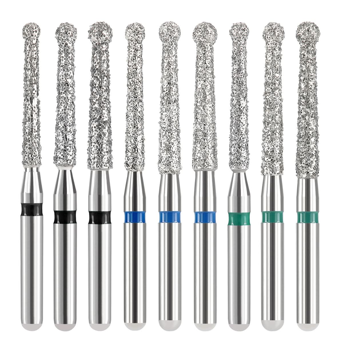 Dental Diamond Endo Bur FG Round Opening Preparing the Pulp Cavity 5pcs/Pack - pairaydental.com