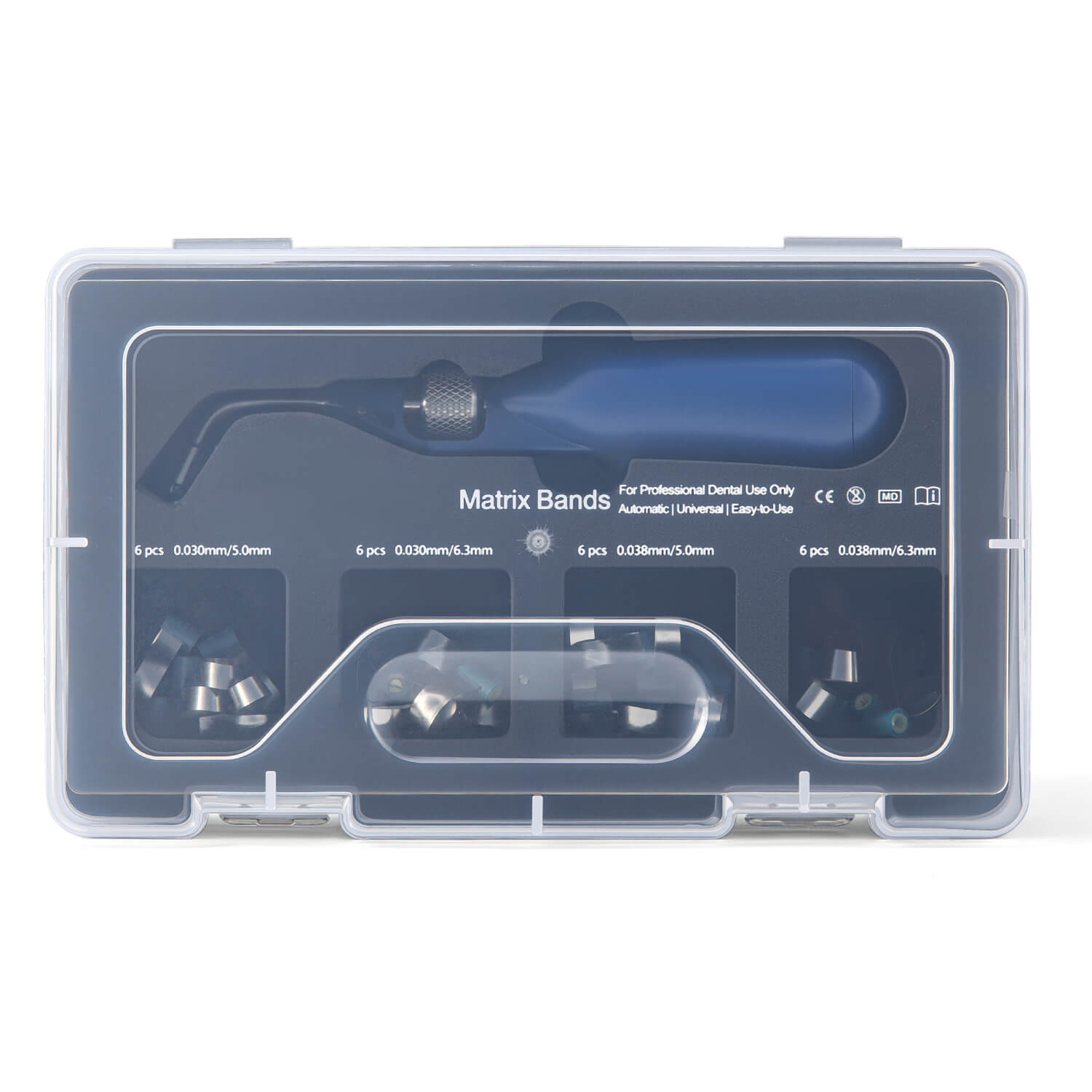 Dental Matrix Bands Double-Side Contoured Anatomically Shaped Sectional Contoured Matrix System With Handle - pairaydental.com