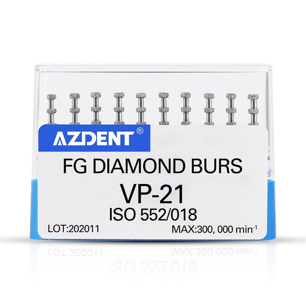 Dental FG Diamond Burs VP-21 Depth Marking 10pcs/Box - pairaydental.com