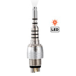 COXO CX207-G Fiber Optic High Speed Air Turbine Handpiece & 6 Holes LED Quick Coupler - pairaydental.com