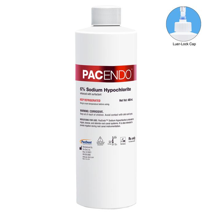 Pac-Dent PacEndo 6% Sodium Hypochlorite Refill Bottle - pairaydental.com