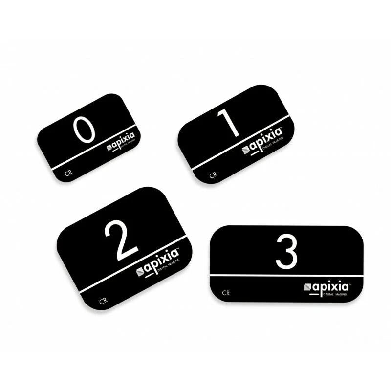 Apixia Reusable Phosphor Plates Size #0 #1 #2 PSP 4pcs/Pack - pairaydental.com