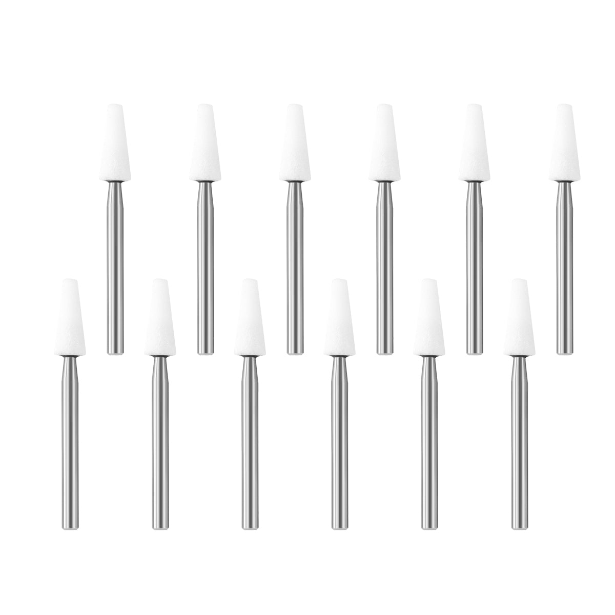 Dental Fine Polishing Kit FG Burs Flate End Taper White Stones 12pcs/Kit - pairaydental.com 
