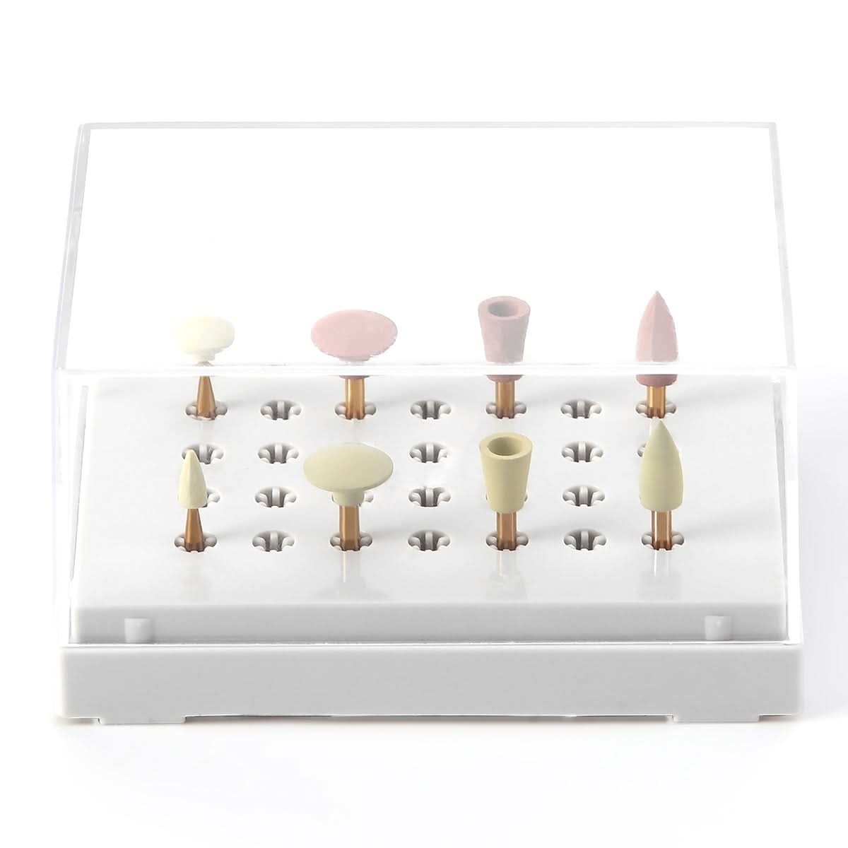 Dental Zirconia Grinding and Polishing Kit RA 2.35mm Ceramic/ Rubber Diamond 8pcs/Kit - pairaydental.com