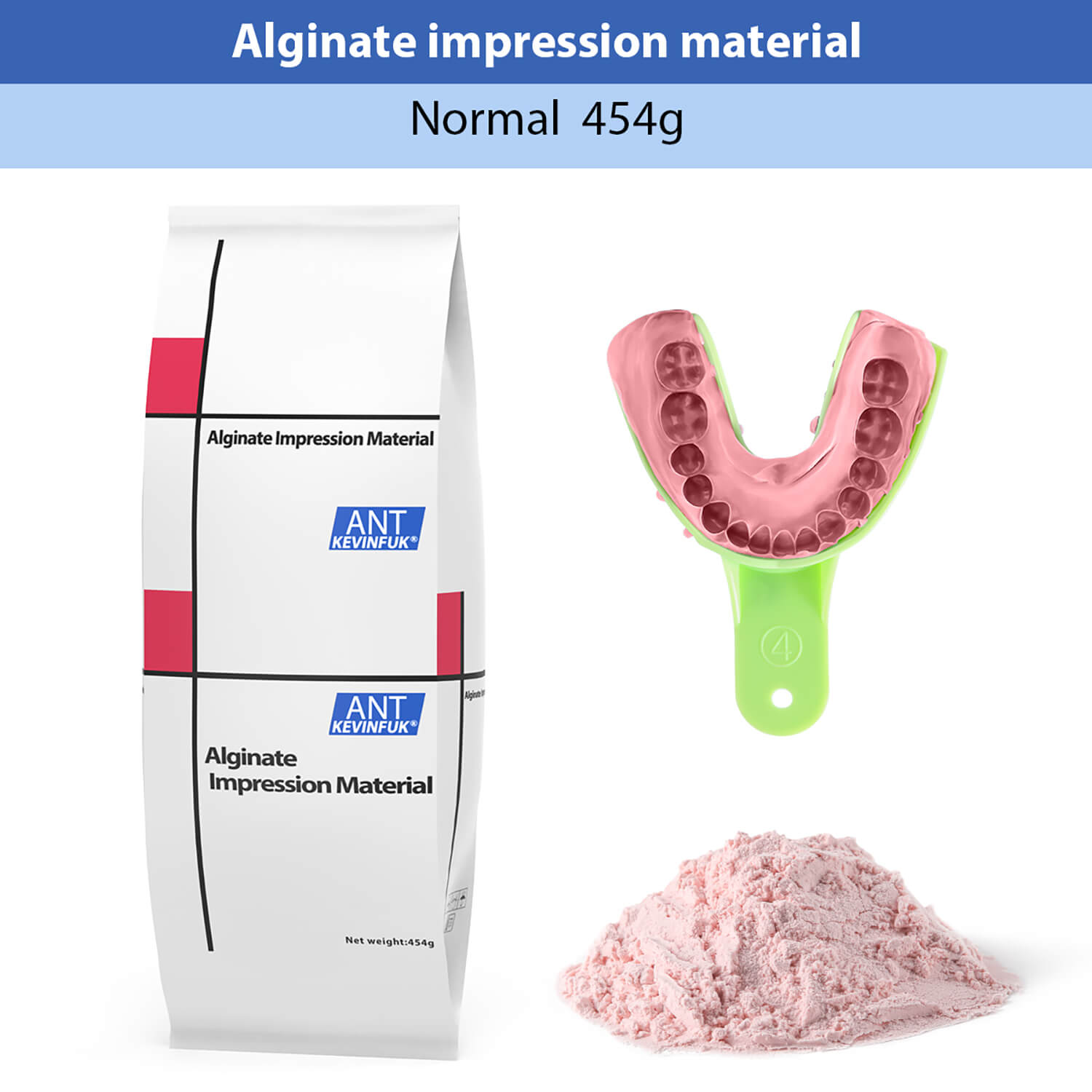 Dental Fast Set Dust-Free Mint Alginate Impression Material Normal/Chromatic/High Precision - pairaydental.com