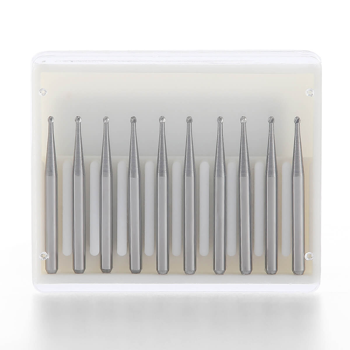 Dental Carbide Bur Round FG #1 10pcs/Box - pairaydental.com