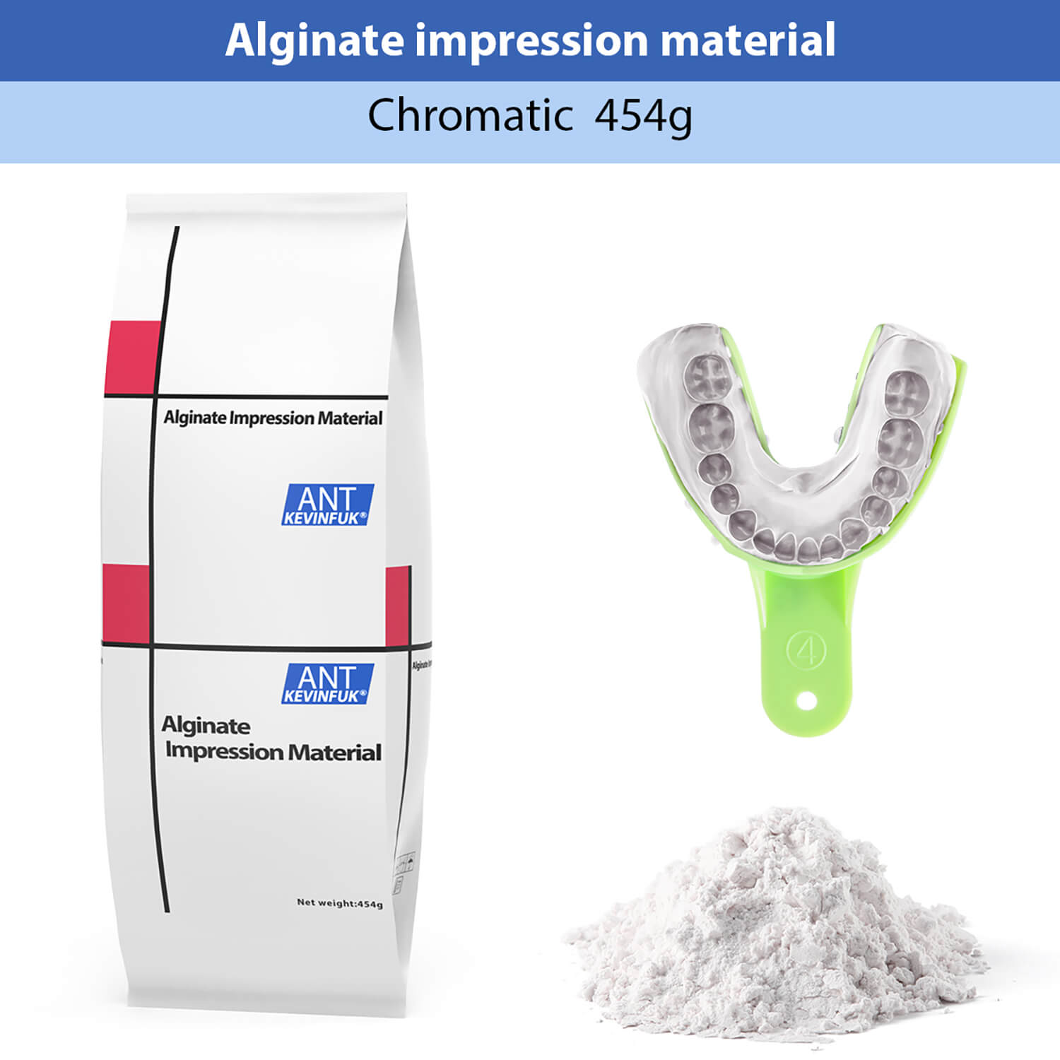 Dental Fast Set Dust-Free Mint Alginate Impression Material Normal/Chromatic/High Precision - pairaydental.com