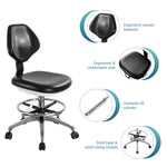 Dental Doctor Chair With Adjustable Seat And Backrest 360-Degree Rotated - pairaydental.com