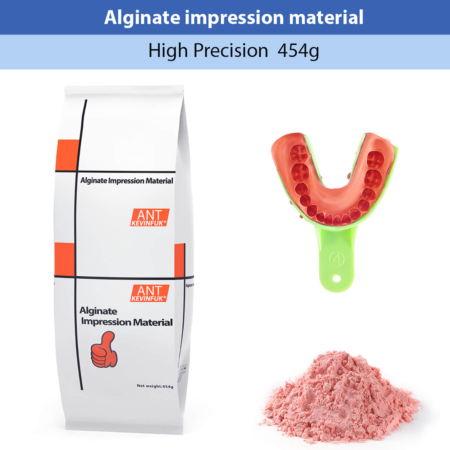 Dental Fast Set Dust-Free Mint Alginate Impression Material Normal/Chromatic/High Precision - pairaydental.com