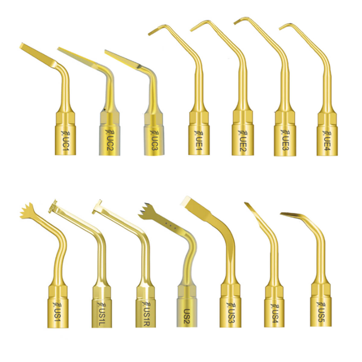 Woodpecker Piezo Bone Surgery Tips Full Series UC/UE/UI/UL/UP/US - pairaydental.com