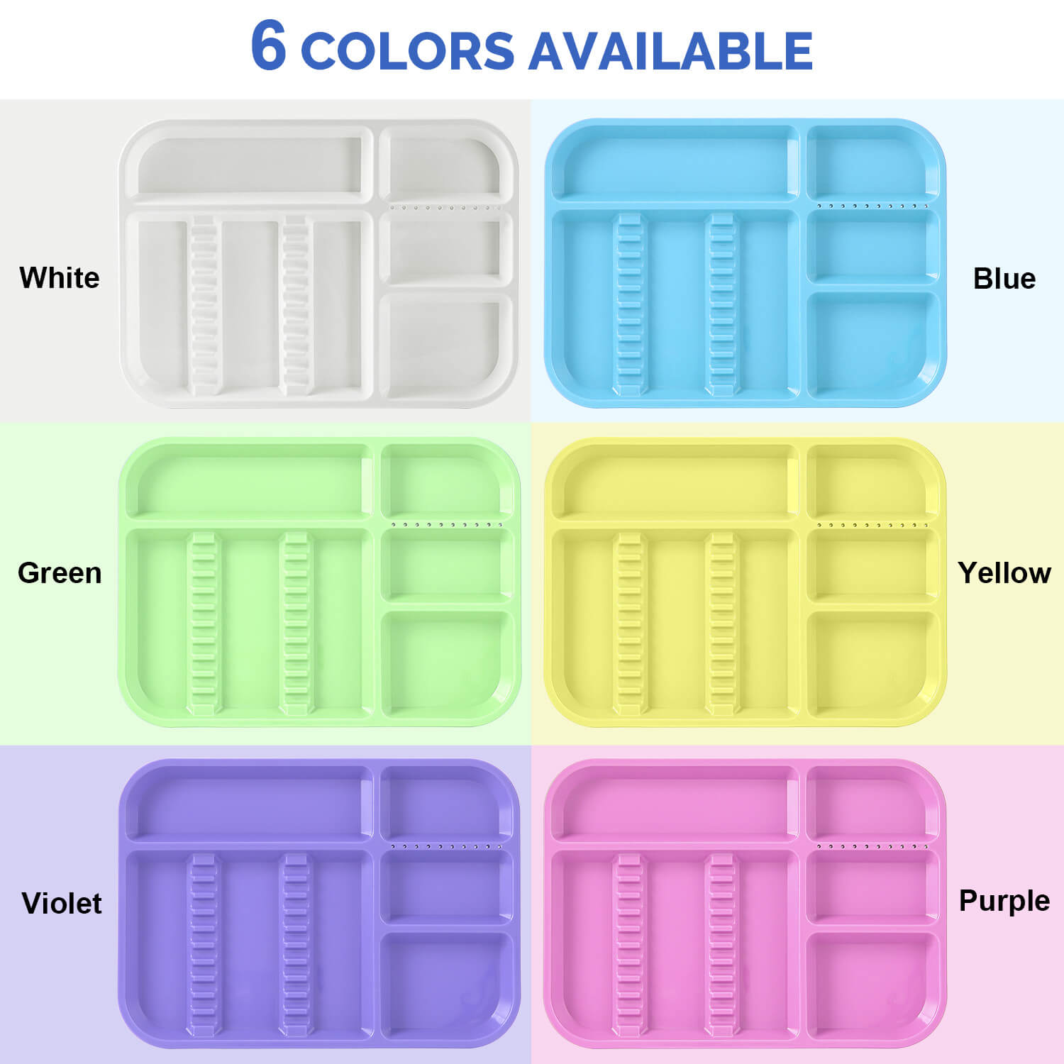 Dental Instrument Autoclave Divided Tray Plastic Separate Setup Organizer - pairaydental.com