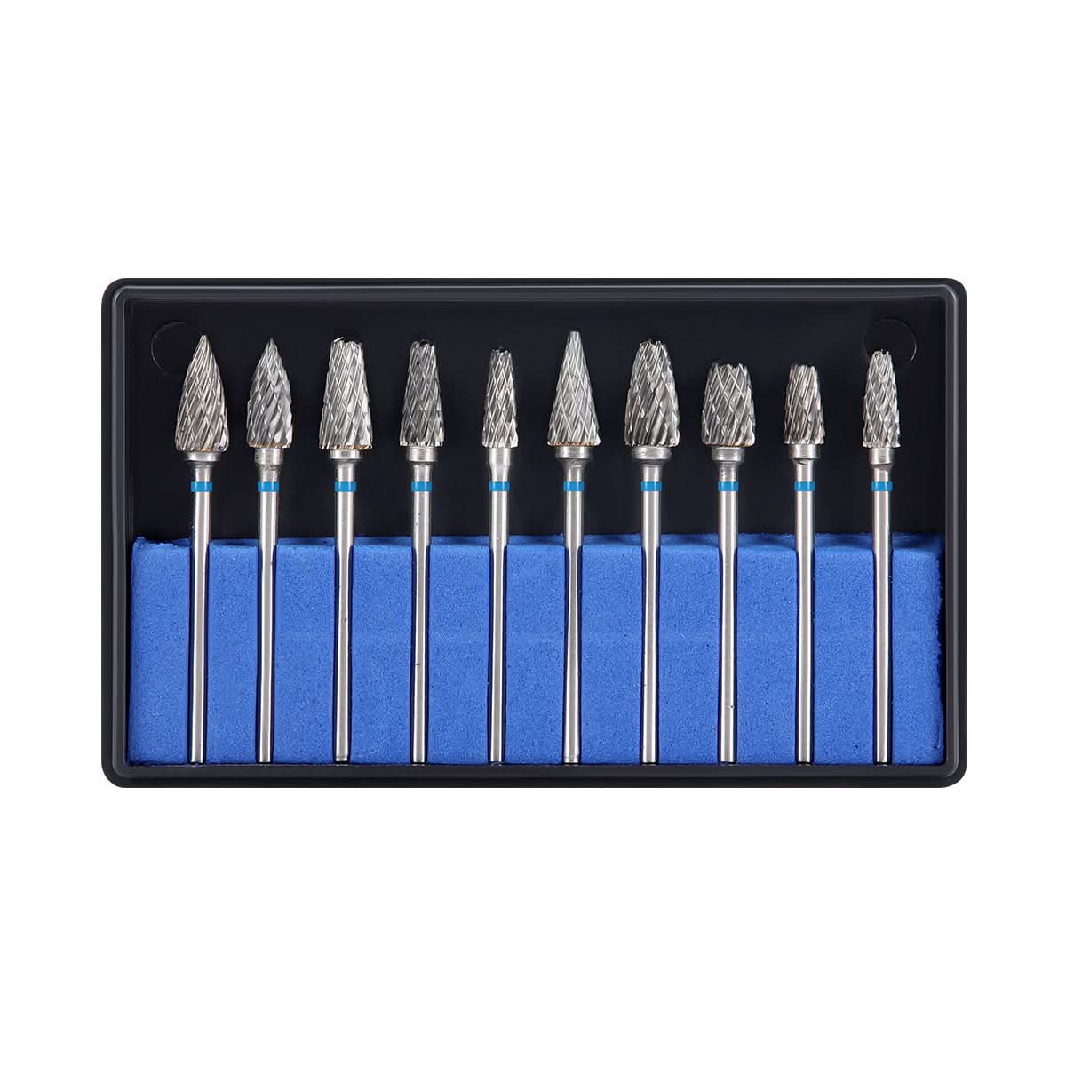 Dental Lab Polishing Bur Carbide Drills Kit HP 2.35mm Type J 10pcs/Box - pairaydental.com