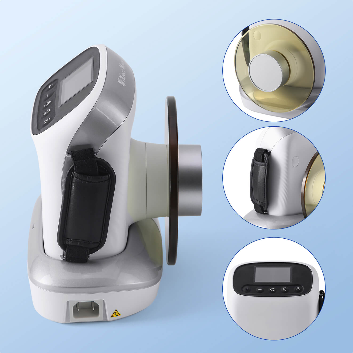 Dental Portable X-Ray Machine Handheld Digital Smart Touch Screen Control With Scatter Shield - pairaydental.com