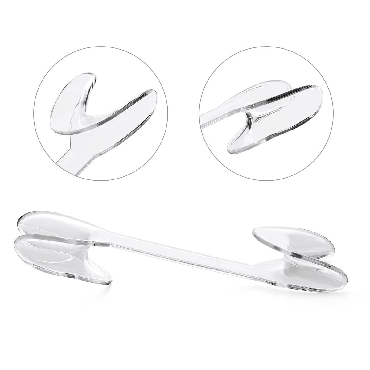 Dental T-Shape Mouth Opener Cheek Retractor Clear 4Pcs/Pack - pairaydental.com