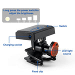 Dental 5W LED Wireless Headlight Filter Clip on Binocular Loupe - pairaydental.com
