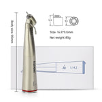 1:4.2 Electric Contra Angle Handpiece 45 Degree External Water Increasing Fiber Optic - pairaydental.com