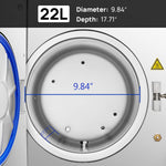 22L Dental Autoclave Steam Sterilizer Class B Table Top LCD Built-in Printer Dry Function - pairaydental.com