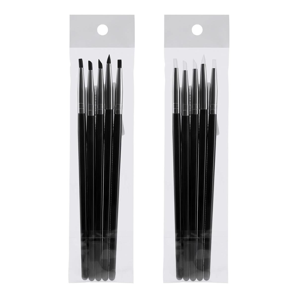 Dental Porcelain Brush Pen Composite Cement Porcelain Silicone Shaping Smoothing Removing 5pcs/Bag - pairaydental.com