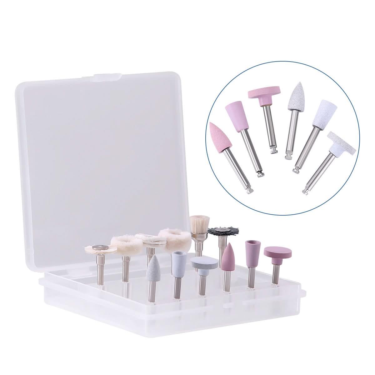 Dental Composite Finishing and Polishing Kit 12pcs/Box - pairaydental.com