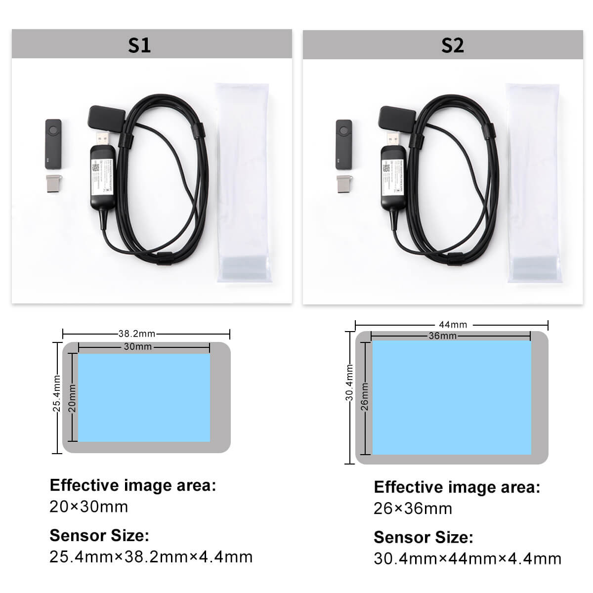 Dental Digital X-Ray Sensor Intraoral HD Image System With Software S1/S2 - pairaydental.com