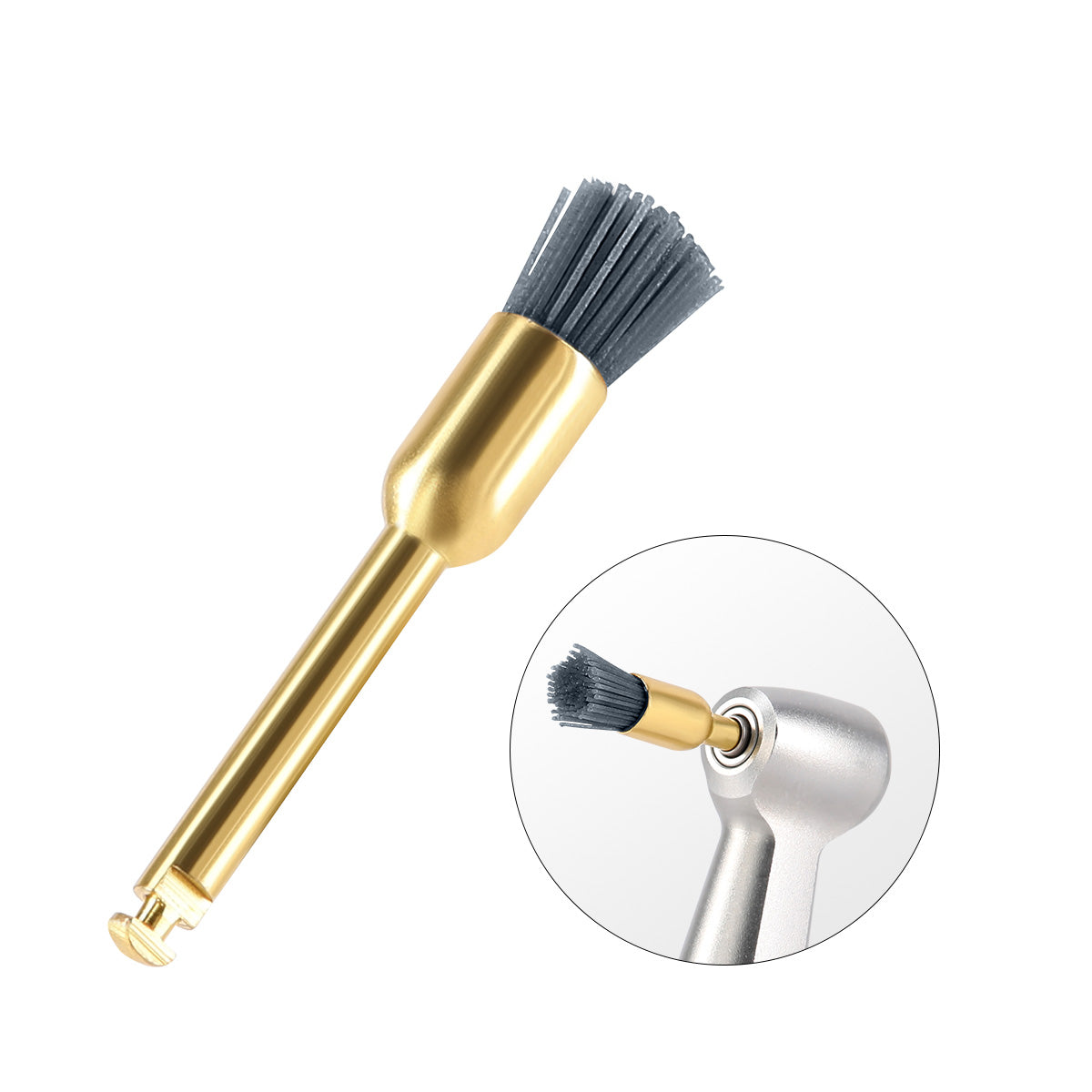 Dental Polishing Brush Flat/Sharp/Bowl 10pcs/Kit