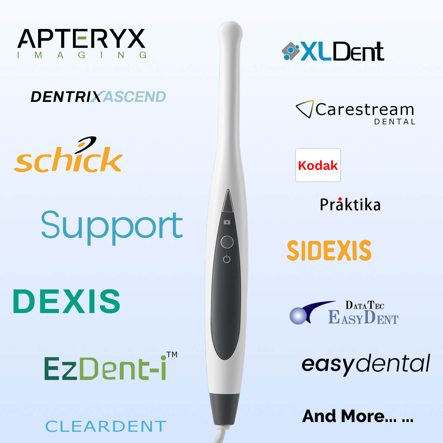 Dental Intraoral Camera 6pcs Cold Lights Digital Oral Endoscope Auto-focus - pairaydental.com