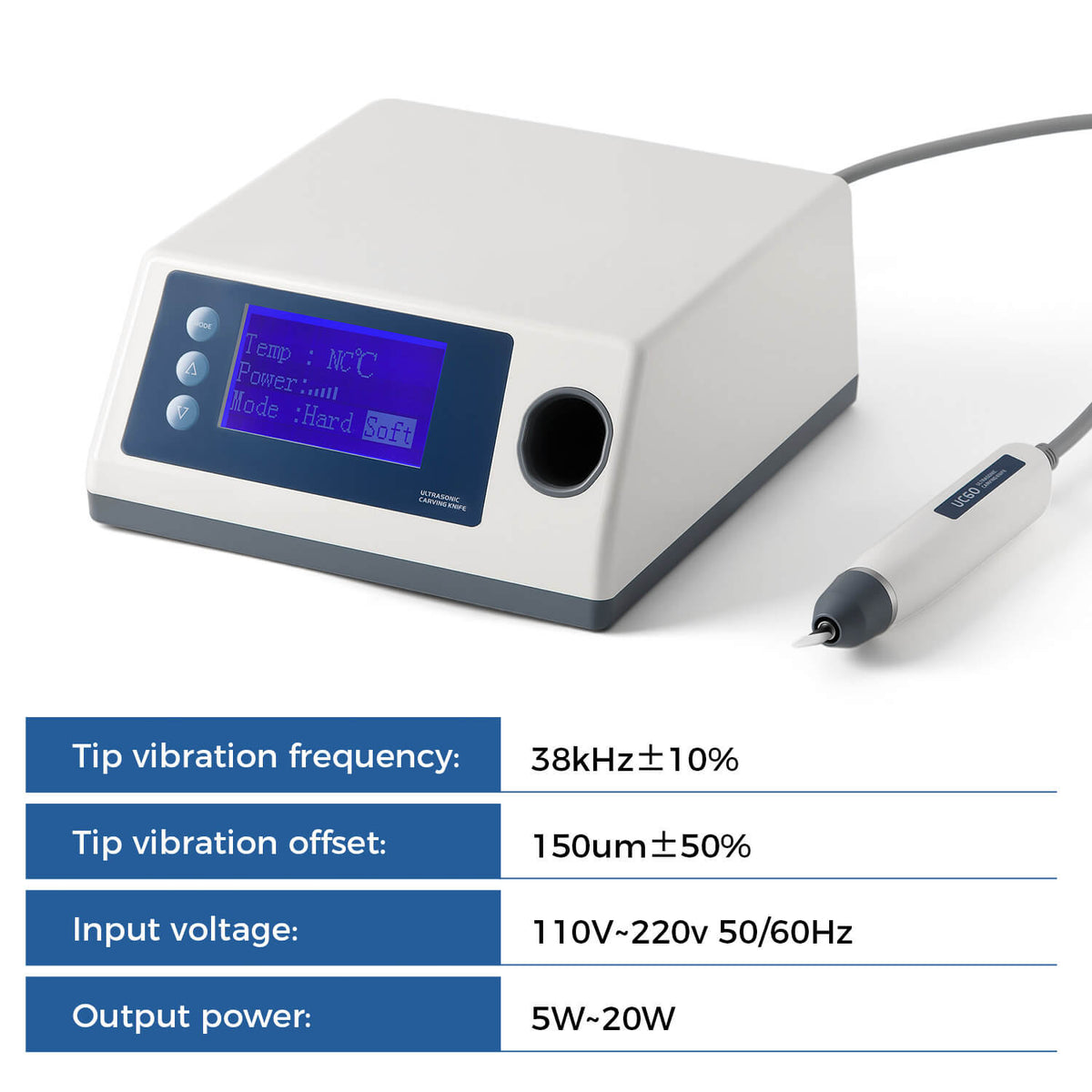 Dental Ultrasonic Cutting Knife with 5 Blades Ultrasonic Cutter - pairaydental.com