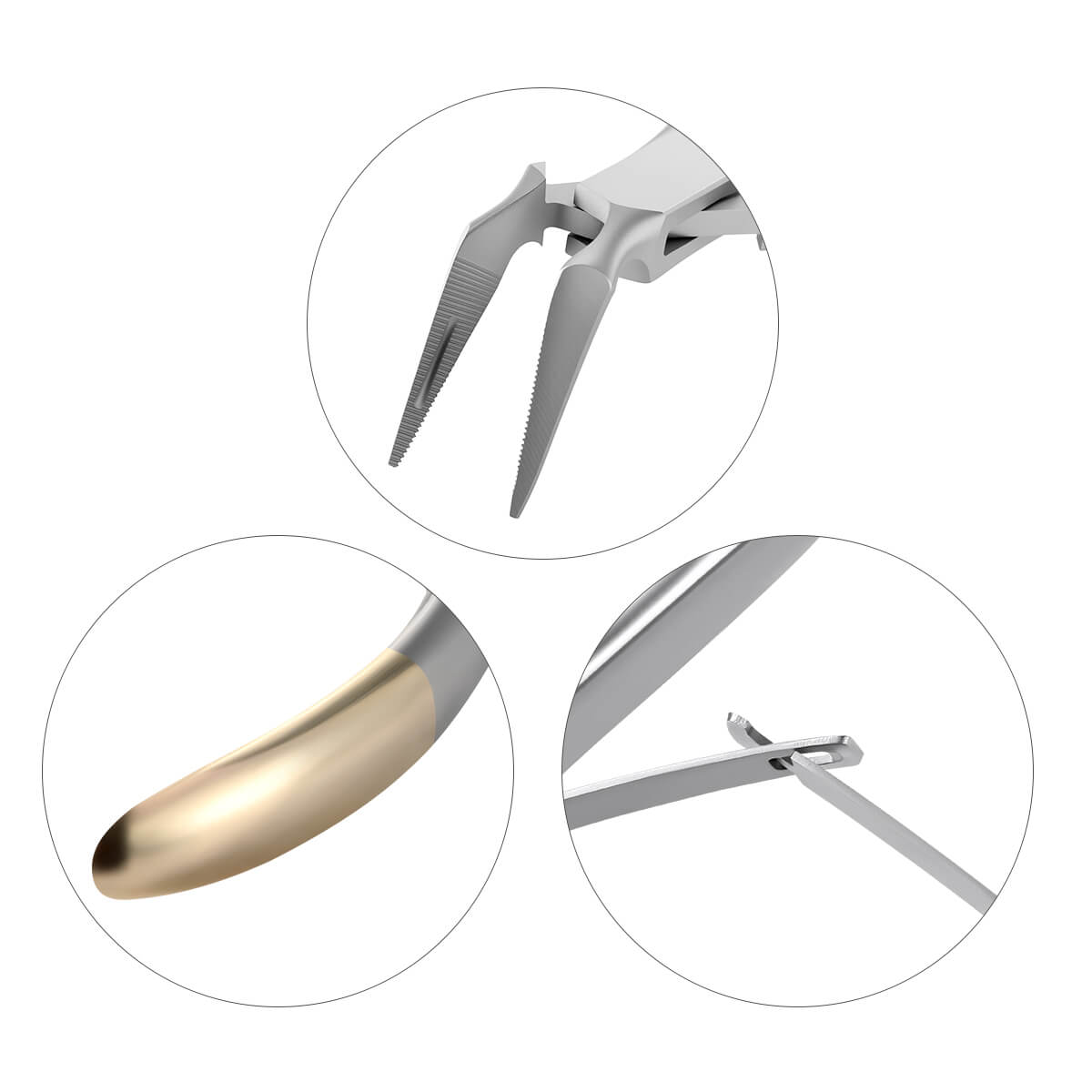 Dental Residual Root Tweezers Stainless Steel - pairaydental.com