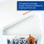 Dental Mobile Delivery Cart Unit 4 Holes with Curing Light and Scaler Handpiece - pairaydental.com