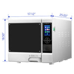 17L Dental Autoclave Steam Sterilizer Class B Table Top LCD Built-in Printer Dry Function - pairaydental.com