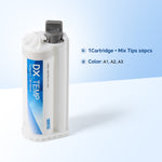 DENTEX Dental Self Cure Temporary C&B Resin A1/A2/A3 with 10pcs Mix Tips - pairaydental.com 