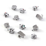 Orthodontic Spherical Self-Ligating Brackets Monoblock Roth/MBT 0.022 345 Hooks With 6 Buccal Tube 24pcs/Kit - pairaydental.com