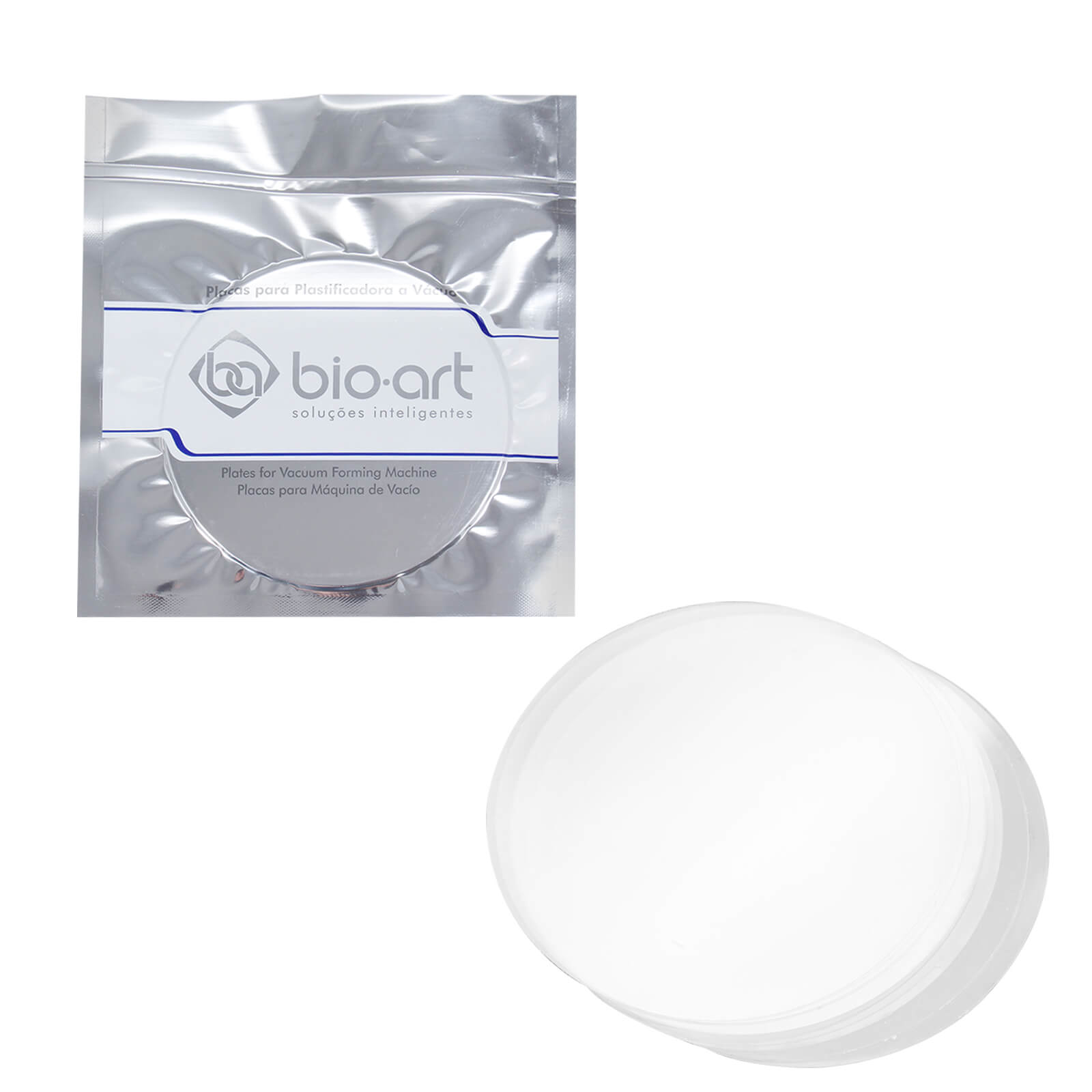 BIOART Dental Vacuum Forming Sheet Hard Crystal Plates Round φ134mm - pairaydental.com