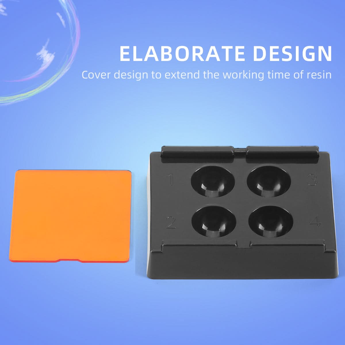 4 Holes Dental Veneer Storage Box Shading Light Storage Case - pairaydental.com