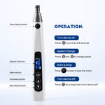Cordless Hygiene Prophy Handpieces 360° Rotating 6 Speed Settings - pairaydental.com